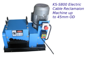 KS-S Series of Copper Cable Reclamation Machines up to 200mm OD